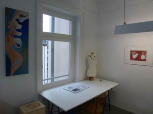 Ausstellungsrundgang in den Ateliers der wfk